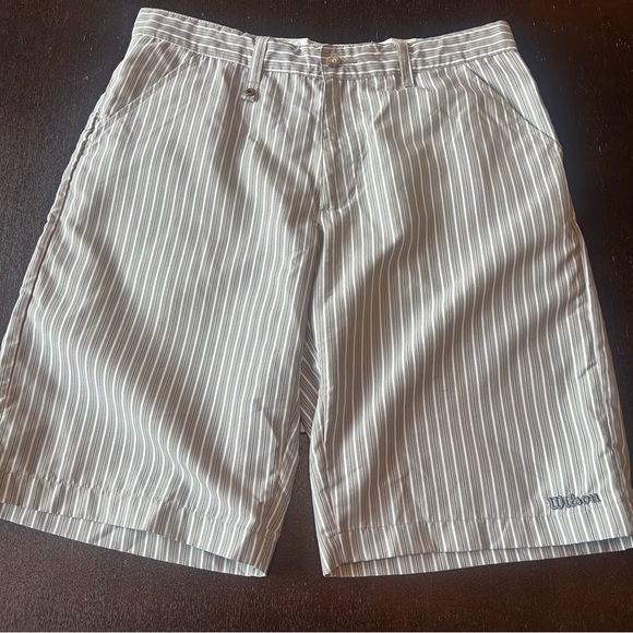 Wilson Other - Wilson Gray Striped Men's Golf Shorts Size 34